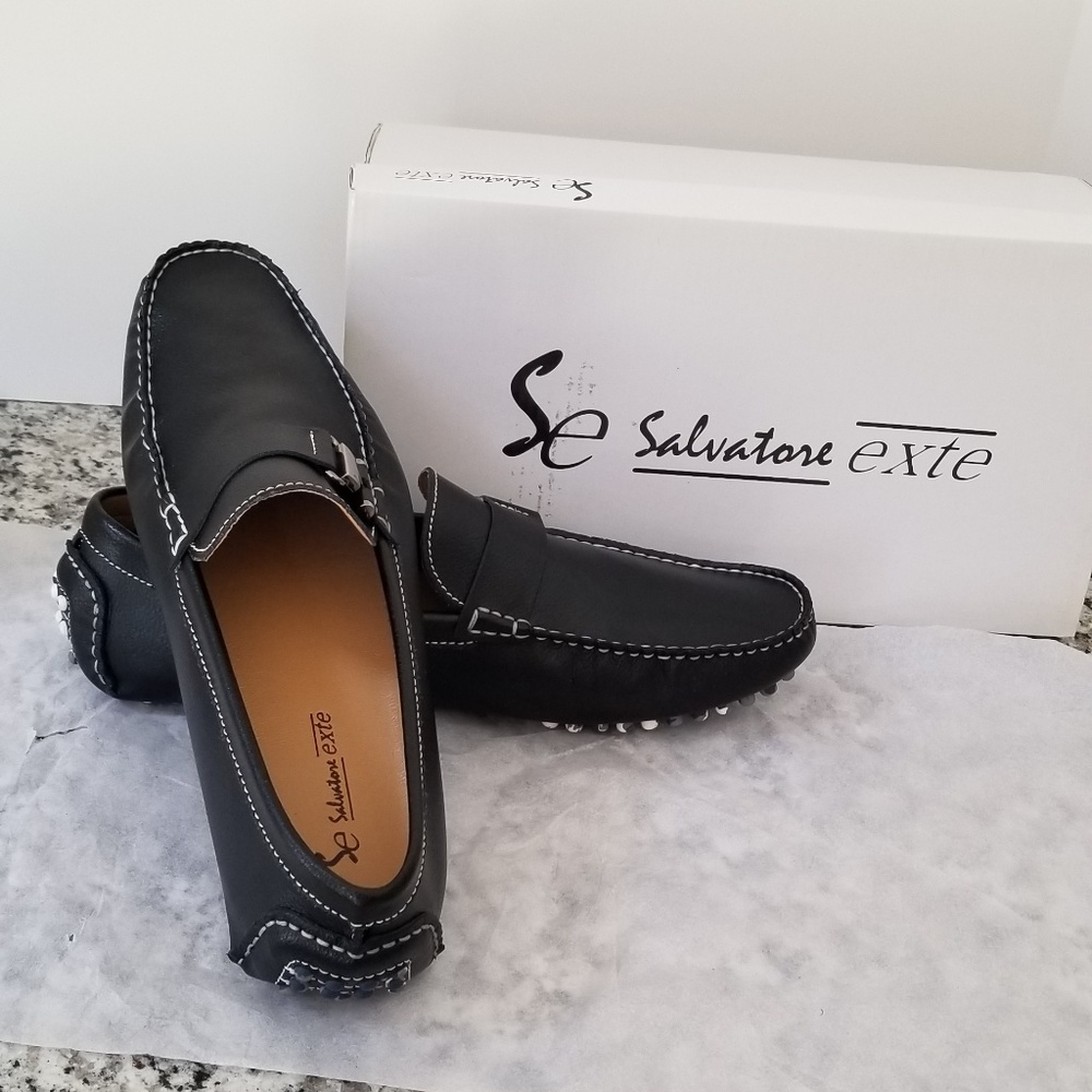 NEW Salvatore Exte 
Men's Leather Driving Shoes